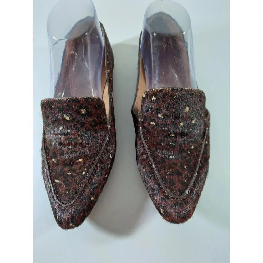 Madewell Brown Leopard Print Loafers
